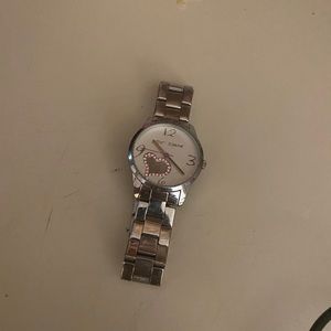 Sliver Betsey Johnson Watch
